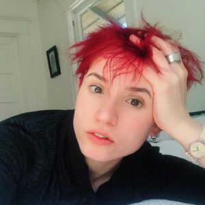 Laurie Penny Instagram - Solidarity with anyone else accidentally growing out a pixie cut in these dark days. Soon the time of mulletting will be at hand.