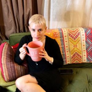 Laurie Penny Instagram - Finally, a correctly sized mug.