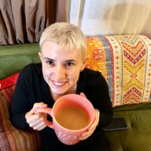 Laurie Penny Instagram - Finally, a correctly sized mug.