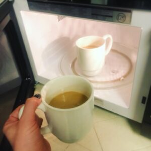 Laurie Penny Instagram - Totally calm. Everything’s under control here. Just went to heat up my tea in the microwave and...
