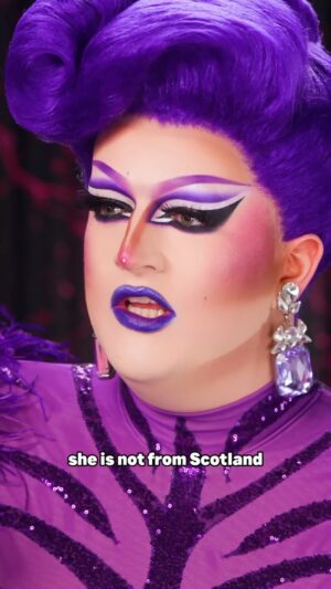 Lawrence Chaney Instagram - @heidincloset you will always be famous 🏴󠁧󠁢󠁳󠁣󠁴󠁿 Catch an all-new episode of #ThePitStop NOW on the #DragRace YouTube channel 🏁✨