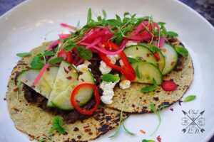 Lawrence Duran Instagram - #TacoTuesday
Braised lamb shank/ Cucumber/ Goat cheese/ Pickled onions & Fresno’s/ Micro cilantro/ Mint .
.
.
.
.
.
.
#Simple #Delicious #Tacos #FunFood #TacosWithATwist #PicOfTheDay #FoodPorn #TacoLife #IGDaily #InstaGood #FitFoodie #Chef #PrivateChefLife #WahlbergChef #Blessed