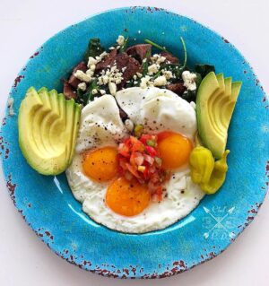 Lawrence Duran Instagram - #SteakAndEggs 
Sunny side up eggs/ Leftover filet/ Spinach/ Feta/ Pico/ Avocado .
.
.
.
#Breakfast #FunFood #FitFood #Fuel #FitFam #Fitness #HealthAndWellness #Fit #PicOfTheDay #FoodPorn #IGFitness #InstaFit #IGDaily #InstaGood #Chef #PrivateChef #PrivateChefLife #WahlbergChef #Blessed