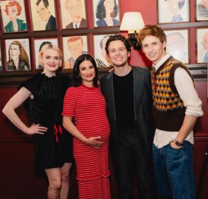 Lea Michele Instagram - Spent the afternoon celebrating Jonathan at Sardi’s with so many old and new friends. Perfect NYC day.❤️