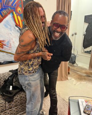 Lee Daniels Instagram - @lennykravitz yes I stole your leather pants….you’re rich enough to get another pair made 💅🏾