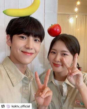 Lee Eun-sang Instagram - #Repost @koktv_official 
・・・
바나나랑 토마토가 세상 이렇게 귀여울 일?ㅠㅠㅠ🍌🍅🍌🍅
이번 주부터 #파트타임멜로 시즌에서 만나요💜

[파트타임 멜로]
콬TV 유튜브 👉 1-6화 공개
Seezn 매주 수/목 오전11시 선공개 👉1-12화 독점 공개

#PartTimeMello
#한수아 #다원 #민수화 #이은상 #하종우 #문지후 #SF9
#Kdrama #webseries #콬TV #시즌 #Seezn