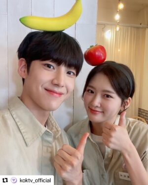 Lee Eun-sang Instagram - #Repost @koktv_official 
・・・
바나나랑 토마토가 세상 이렇게 귀여울 일?ㅠㅠㅠ🍌🍅🍌🍅
이번 주부터 #파트타임멜로 시즌에서 만나요💜

[파트타임 멜로]
콬TV 유튜브 👉 1-6화 공개
Seezn 매주 수/목 오전11시 선공개 👉1-12화 독점 공개

#PartTimeMello
#한수아 #다원 #민수화 #이은상 #하종우 #문지후 #SF9
#Kdrama #webseries #콬TV #시즌 #Seezn
