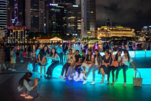 Lee Hsien Loong Instagram - Went on a #jalanjalan at Marina Bay on Sunday, where @ilightsingapore is ongoing. 

Organised by @urasingapore, the 10th edition of this sustainable light festival features outdoor installations created by local and international artists. The artworks use energy-saving lighting fixtures and encourage visitors to adopt sustainable habits. 

Many of the installations are interactive and family-friendly, so make it a fun night out with friends or family during this mid-year school break. #iLightSingapore runs till 23 June. – LHL

(Photos by me)