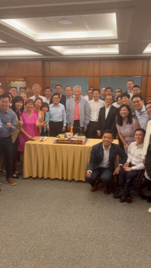 Lee Hsien Loong Instagram - Today was my last Parliament Sitting as Prime Minister. It has been an eventful 40 years in Parliament, 20 as PM, where I’ve overseen and participated in many substantial debates — from the building of Integrated Resorts, the NMP and NCMP schemes, as well as the Elected Presidency. I thank all MPs, NMPs, and NCMPs, past and present, for your contributions to robust and serious debates in @parl_sg.

As I have mentioned before, this won’t be the last you’ll see of me in Parliament! 😂 I’ll continue serving as an MP for Ang Mo Kio GRC, albeit from a different seat in the Chamber. I look forward to your continued support! 

Thank you to all the female PAP MPs for arranging for the impressive cake in the Members’ Room after Parliament adjourned! – LHL

(PMO Video by Anthony Chia)
