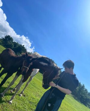 Lee Joo-hyung Instagram - 🐴🦄💙💚