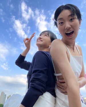 Lee Joo-young Instagram - 오늘의 캐미💙🤍
@wnderkammer_official
