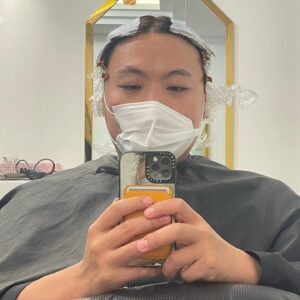 Lee Sang-jun Instagram - 아 미용실 마스크 겁나 작네 #저잘게요