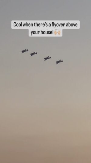 Leeann Tweeden Instagram - Who doesn’t love a good flyby?!