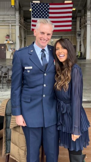 Leeann Tweeden Instagram - This past Sunday, Chris assumed command of the 146th Airlift Wing. (The Hollywood Guard!) Most people in their military career never make it this far. He never wanted this position, but was selected by his leaders and he accepted with grace. 

My husband is a very humble man, and just wants to be a good leader to his airmen and women. He is honest and fair and always has an open door policy for anyone looking for guidance or knowledge. 

We have been together on this journey for 19 years now and I couldn’t be more proud of the man he is. An exceptional human being, incredible husband, father and friend. We love you babe! And we are so, so PROUD! ♥️🇺🇸