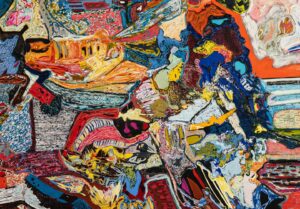 Leelee Sobieski Instagram - East of Eden 
.
.
.
.
.
.
@alminerech Tribeca NYC
Tuesday -Saturday

2019-2023
78 x 116inches 
198.1 x 294.6cm 
Acrylic and Oil on canvas
#alminerechgallery #leeleekimmel #alminerech #tribeca #eastofeden
#thewildsandtheshore #voyager #pinball #nothingfromsomething #piedsdansleau #dip #untwisted #babydragon #thedrop