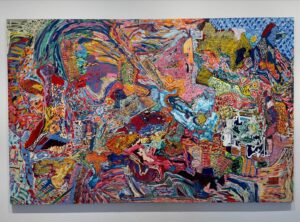 Leelee Sobieski Instagram - Show closing tomorrow… 
The Journal Gallery LA

@thejournalgallery : )

En Passant
78 x 120 inches
2020-2023
Acrylic and oil on canvas 

#enpassant  #thejournalgallery @michaelraynevin #leeleekimmel #thejournalgallerylosangeles #whirl #noahsarc #altar #buster #midnightsnack #troubadoradjacent @jdippy #♟️
