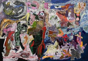 Leelee Sobieski Instagram - Split
2021, Oil, Oil stick, Acrylic on canvas 
85 x 122 inches

#alminerechgallery #alminerech #leeleekimmel
