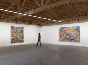 Leelee Sobieski Instagram - Show closing tomorrow… 
The Journal Gallery LA

@thejournalgallery : )

En Passant
78 x 120 inches
2020-2023
Acrylic and oil on canvas 

#enpassant  #thejournalgallery @michaelraynevin #leeleekimmel #thejournalgallerylosangeles #whirl #noahsarc #altar #buster #midnightsnack #troubadoradjacent @jdippy #♟️
