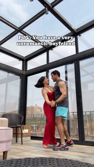 Leenesh Mattoo Instagram - Why are you like this! 😂 

Tag your unromantic gf/bf 😂

#reels #explore #couples #viral #trending #love #couple #viralreels #trendingreels #leevani