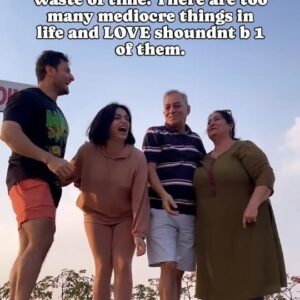 Leenesh Mattoo Instagram - Just two generation following a TREND
@bee_vani_ 

#instagram #trending #explore #reels #viral #love #happiness #couple #relatable