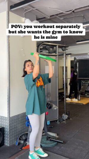 Leenesh Mattoo Instagram - Gotta let them know! 😂

Reels explore trending relatable couples gym fitness