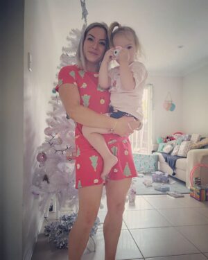Leigh Holland-Keen Instagram - 🎄 Merry Christmas to you all 🎄 - lots of love from Leigh & Macca ❤️