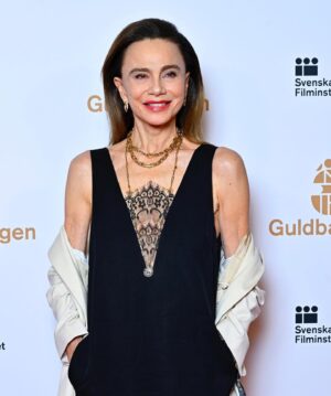 Lena Olin Instagram - A short break in filming #theDarkness to celebrate Swedish filmmaking @guldbaggen @swedishfilm ! We have come such a long way!!!! 
Grateful to my amazing “village”  @william_varnild 
@bjornaxen @engelbertstockholm @houseofdagmar @eminesander @johannabergenstrahle @nordiskfilm @photographerkarintornblom 
💖💖💖💖💖