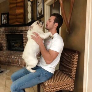 Leo Howard Instagram - Dog or pig no one knows.