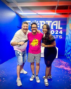 Léo Sampaio Instagram - Primeira noite do Fortal 2024 com bons encontros #nopidaédiferente #nopidaémaisgostoso
