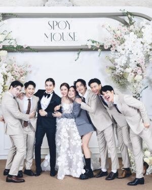 Leo Saussay Instagram - วันสำคัญของเพื่อนรัก❤️ ขอบคุณชุดจาก @suitcube