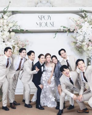 Leo Saussay Instagram - วันสำคัญของเพื่อนรัก❤️ ขอบคุณชุดจาก @suitcube