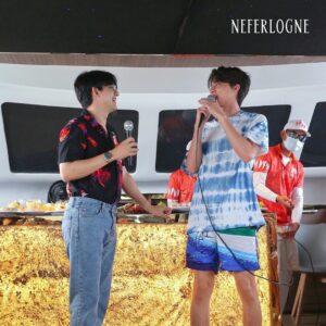 Leo Saussay Instagram - ทำงานกับนุ้งกลัฟฟฟฟฟ  สนุกมากกก🥰#NEFERLOGNExGULF #MYSCENTMYSTORIES
