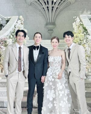 Leo Saussay Instagram - วันสำคัญของเพื่อนรัก❤️ ขอบคุณชุดจาก @suitcube