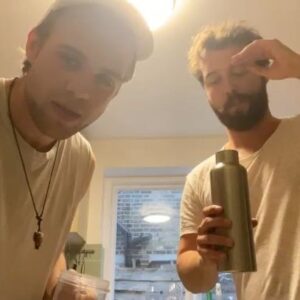 Leo Woodall Instagram - Good excuse to whip this out again. Happy Birthday @jameswestphal_ I do loves ya X