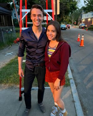 Leonardo Cecchi Instagram - Prom Dates is out on Hulu, and it’s in @variety ‘s top 10 streamed movies of the past week! 
Thank you Kim, @_antoniagentry_ and @julialester for the wonderful time on set, and @americanhigh @dubphelps @mrgarelick @molle1018 and everyone at @therealhartbeat and @ldentertainment for having me. 
D.J. Mausner, you are a legend for writing such an outrageous, all out there comedy movie. The first time I read the script it reminded me of 2024’s Superbad, one of my all time favorites. 
Go stream Prom Dates starring the immensely talented Julia Lester, Antonia Gentry, and featuring myself as Sebastién, a very intriguing “prom date” candidate 😬😂
