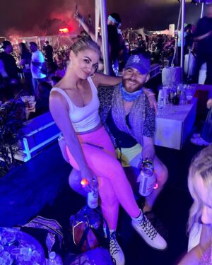 Lesa Wilson Instagram - weekend shenanigans 🪩💃
@imaginemusicfestival 
*
*
*
*
*
#weekend #imaginemusicfestival #friends #fun