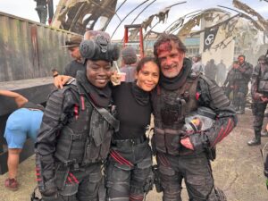 Lesley-Ann Brandt Instagram - Probably my favorite day on set. ✌🏾