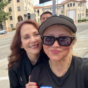 Lesley Ann Warren Instagram - A fabulous day @wbpictures with my deeply committed colleagues! I am so proud to stand in solidarity with you for @sagaftra UNITED!