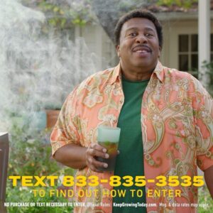 Leslie David Baker Instagram - I have two things to say: 

a) @ScottsLawn and @MiracleGro want to give you the lawn and garden of your dreams. Just text 833-835-3535 to find out how to enter. 

b) I don’t crush, @EmmaLovewell 🙄