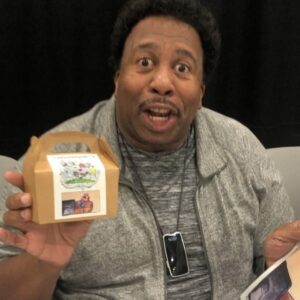 Leslie David Baker Instagram - Come get your autographed limited edition of “My Pretzels” exclusively at the @comicconla Friday through Sunday! Looking forward to seeing you all!!!! #pretzelday 🥨