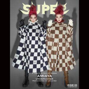 Leslie Kee Instagram - Super Magazine 2023AW issue 03
@supermagazinenyc 

「A Tribute to Richard Avedon」
AMIAYA @amixxamiaya @ayaxxamiaya 
featuring @undercover_lab 

Photographed by @lesliekeesuper @signo_inc 
Styling by @enosogohs 
Hair Makeup by @noboruok 
Artwork & Designed by @yutanakajima_elm 

Collaboration for Noboru Tomizawa 30th anniversary special editorial 
#richardavedon #avedon100 #avedonfoundation #superavedon #lesliekee #lesliekeesuper @creative_space_harajuku #supermagazinenyc #amiaya #富澤ノボル #undercover