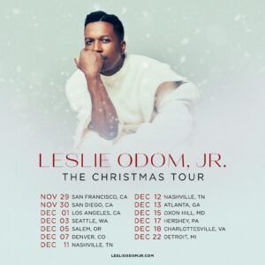 Leslie Odom Jr. Instagram - We’ll be all over this holiday season with holiday classics, seasonal favorites, and some surprises! Bring the whole family. 🫶🏾🎅🏾🎄 Planning a very special evening for you all. See you there.

www.leslieodomjr.com