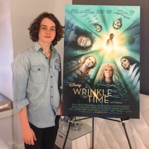 Levi Miller Instagram - Press for @wrinkleintime 💫🌪🌎
