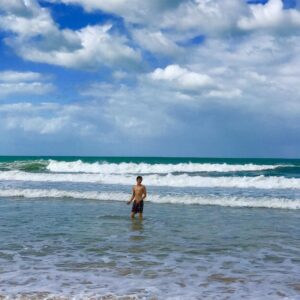 Levi Miller Instagram - Beach day ☀️🌊