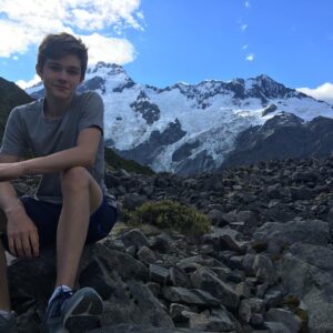 Levi Miller Instagram - Hiking in NZ 🏔👌