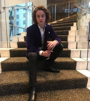 Levi Miller Instagram - A Wrinkle in Time Premiere! 💫 Dressed by @ralphlauren  Grooming by @makeupbypaulajane