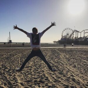 Levi Miller Instagram - Jumping into this week like 💥
