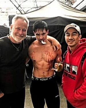 Lewis Tan Instagram - 7 months and a strike later, finally wrapped. The first film was extremely challenging but the numbers we did during the pandemic were so krazy that we got to make round 2, hopefully this time we can have a premiere and fans worldwide can watch this in cinemas. We did this for you with a bloody smile 💀🐉 
Last slides are how it all started, next we annihilate the box office. #MortalKombat #MortalKombat2