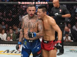 Li Jingliang Instagram - Huge thanks to everyone who supports me. I felt a lot of love from you this week. You guys are who I am fighting for. I fight for my people, my family and my dream.

I will keep walking on the path which I choose. Will never stop and take what belongs to me back.

Congrat @d_rod_ufc , my friend.

#UFC279