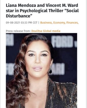 Liana Mendoza Instagram - I am so thankful for all of the outpouring of love and support from fans, media, press and of course close and extended family. Some friends as well. Thankful to the team that believed in me and continues to believe in me and my work as we successfully forge forward into greater territory together. Humbled by those who have had my back in this. I will always remember who had my back in this venture and I truly couldn’t wait to announce this new chapter to my fans. I know you all have been so patiently waiting for me to be the lead in something. Thank you for loving and supporting me. With your encouragement I bring to you “SOCIAL DISTURBANCE” written by @laraemycheldesigns and Executive Produced this along side me is again @laraemycheldesigns @therealambercook thank you to my director @bigreub_filmz who gave me the freedom to play and truly be this character that absolutely challenged me in every way possible. Thank you to my teacher @ivanachubbuckstudio that taught me how to do this character justice in her plight to fight for what she needs with no judgement and Thank you to my leading man, the brilliantly talented @vincentmward who I hope to work with again and again as we grow in the biz. Thanks to the incomparable @slinkjohnson and of course the cherry on top @theactoradammendoza who’s third and fourth lead characters absolutely smashed it all the way home! Thank you @platinumstarpr for encouraging me to say yes to this opportunity when I wanted to say no. And of course thank you to the extended team i can not mention. You know who you are and i appreciate you so much! ❤️ See you all on Friday! Te aprecio mucho! #socialdisturbance #thriller #lianamendoza #socialdisturbance_movie #leadinglady #thrillermovie #explorepage #explore #vincentmward